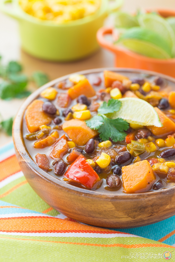 Sweet Potato and Black Bean Soup Eat Healthy 2016 Love Bakes Good Cakes
