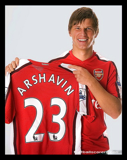 Barclays : (Arsenal Player) Andrei Arshavin Profile Information