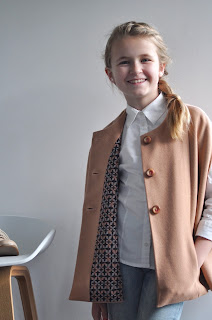 Poncho, diy kidsfashion, naaien, sewing, burda, handmadeclothing