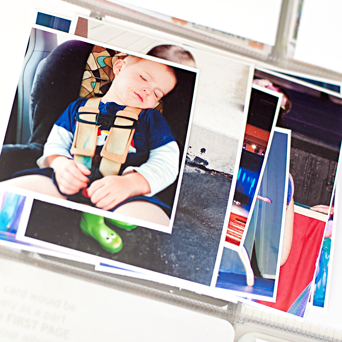 Heather Greenwood | How to fit all your photos from one week onto one Design A Project Life page protector