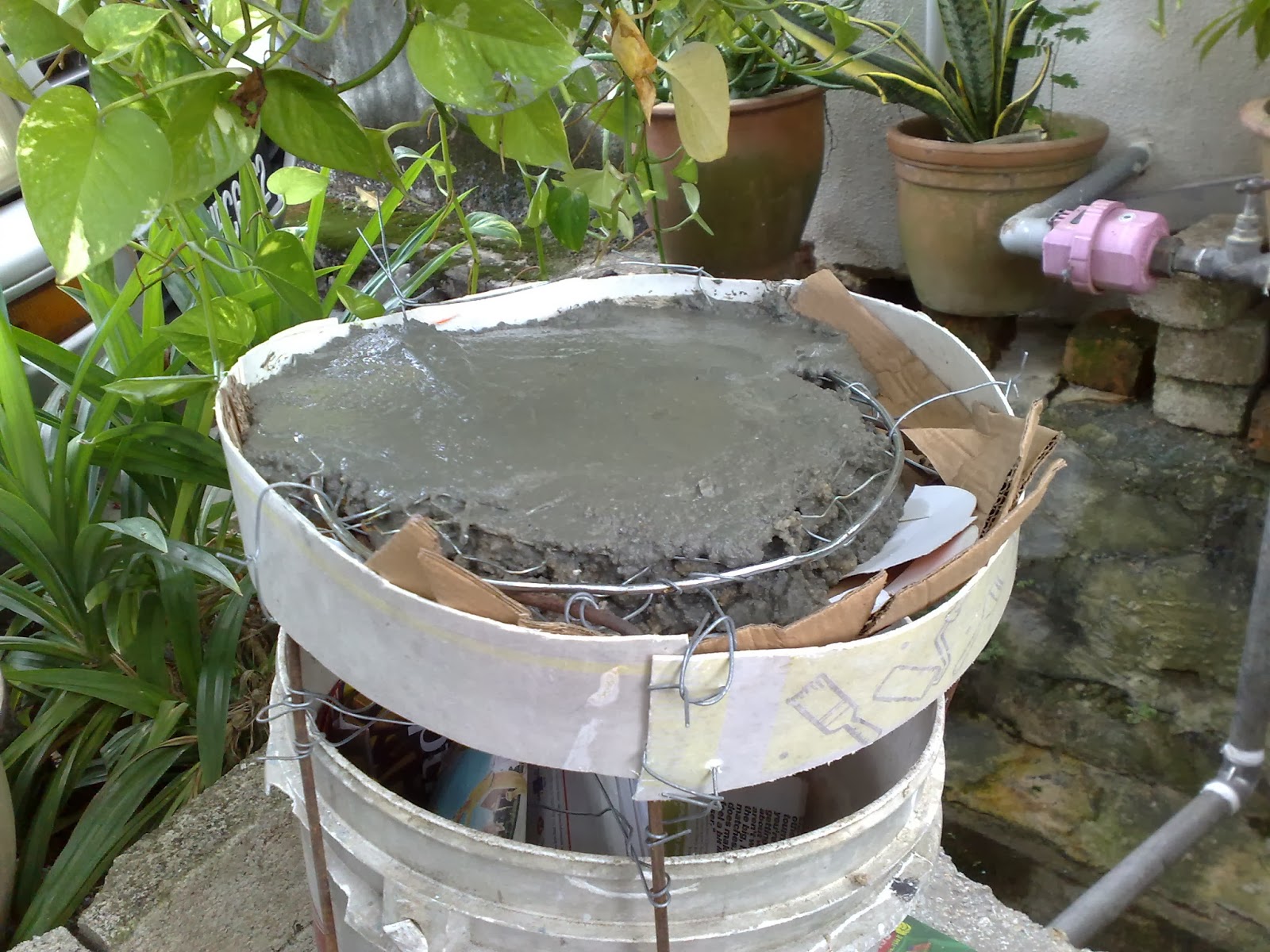 Francis' Junction DIY Ferrocement Owl Garden Stool