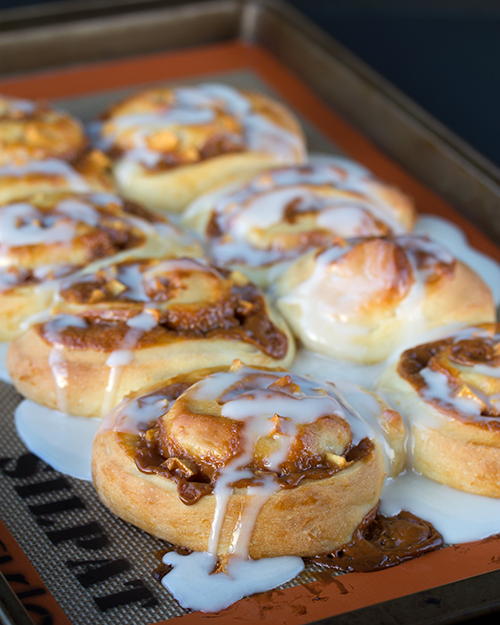 Wilde in the Kitchen AppleCinnamon Dulce de Leche Sweet Rolls