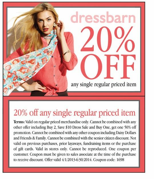 Dress barn coupon code