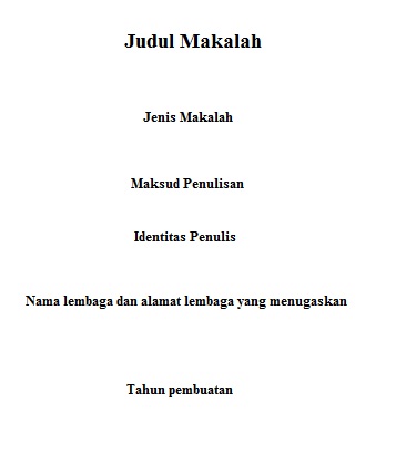 Contoh Judul Makalah Karya Ilmiah Worlanisfgod41 S Soup