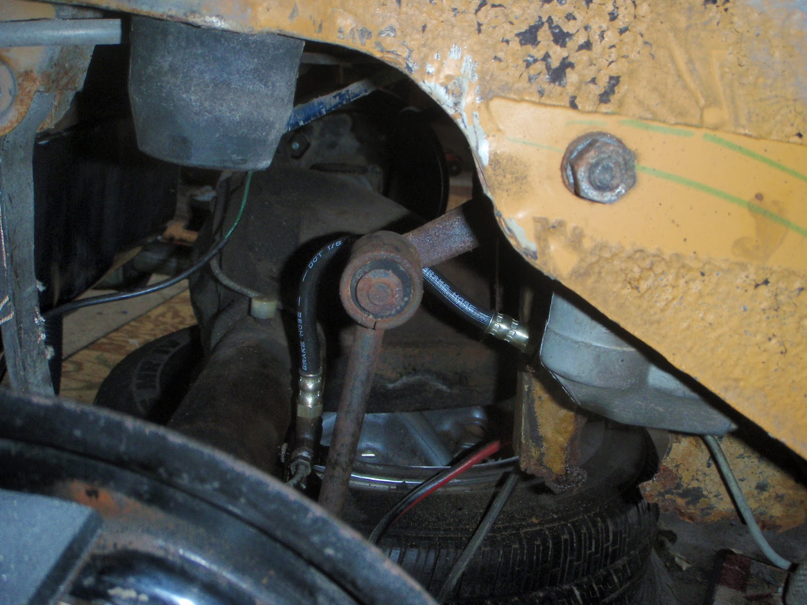 MGB in the Garage Day 16, 17 brakes, floor prep, handbrake