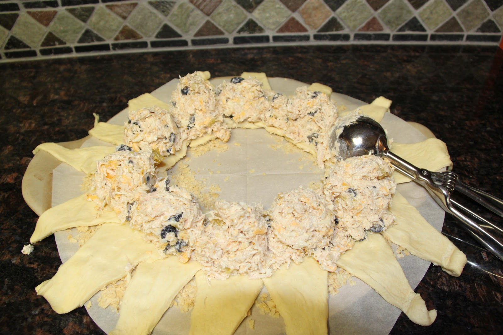 Michelle's Tasty Creations Chicken Enchilada Ring Recipe Redo