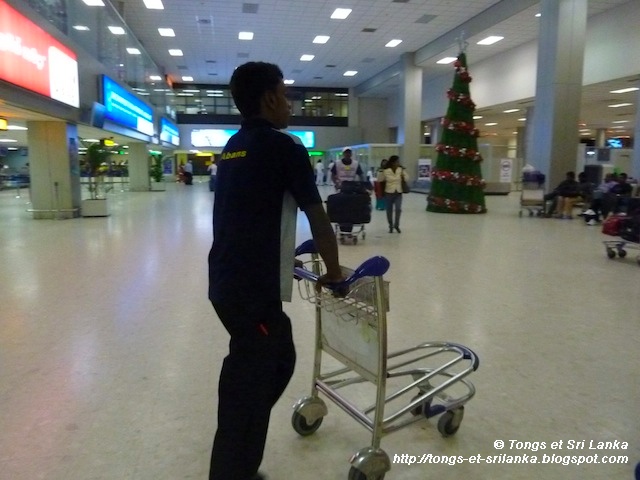 Aeroport de Colombo au Sri Lanka