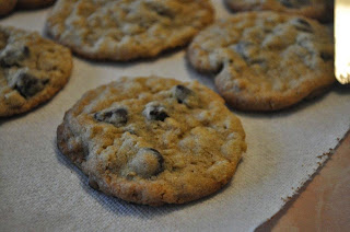My Mom's Chocolate Chip Oatmeal Cookies from The Friday Friends