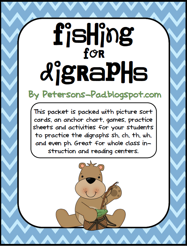 Peterson's Pad Sentence Freebie, Digraphs, & Currently