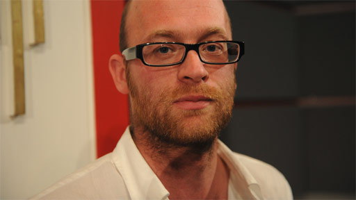 Dan Pinchbeck, as photographed in the 2009 Hunks of Game Academia calendar.