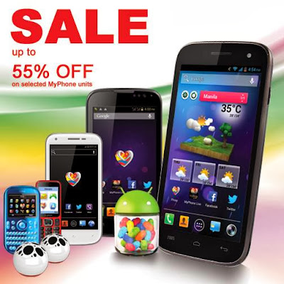 MyPhone WAREHOUSE SALE! 55% off on selected MyPhone units!