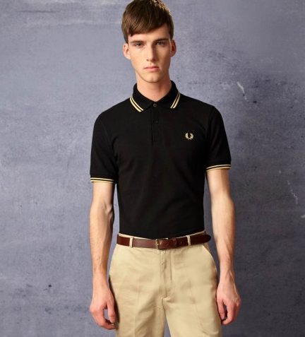 Fred Perry Slim Fit Twin Tipped Polo Fred Perry Slim Fit Twin Tipped Polo