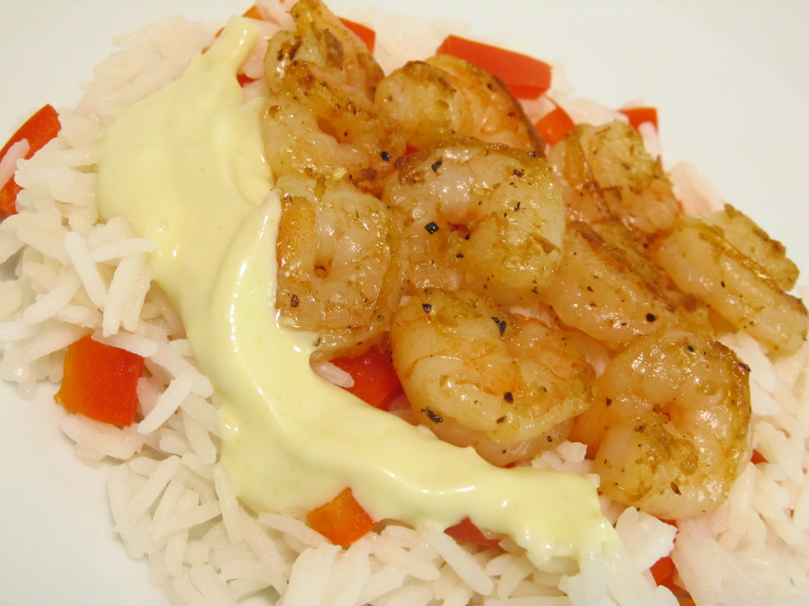 Jenn's Food Journey Grilled Shrimp with Wasabi Mayo Sauce