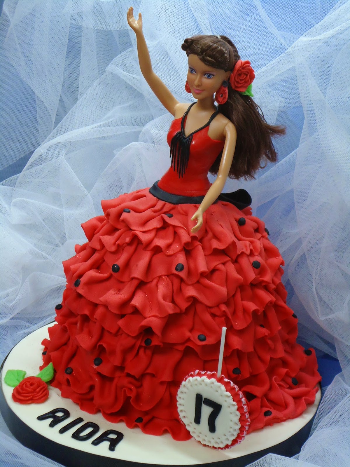 Pasteles Isabella: MUÑECA SEVILLANA
