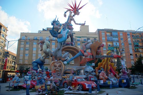 FIESTA VALENCIA FALLAS fiesta valencia fallas: