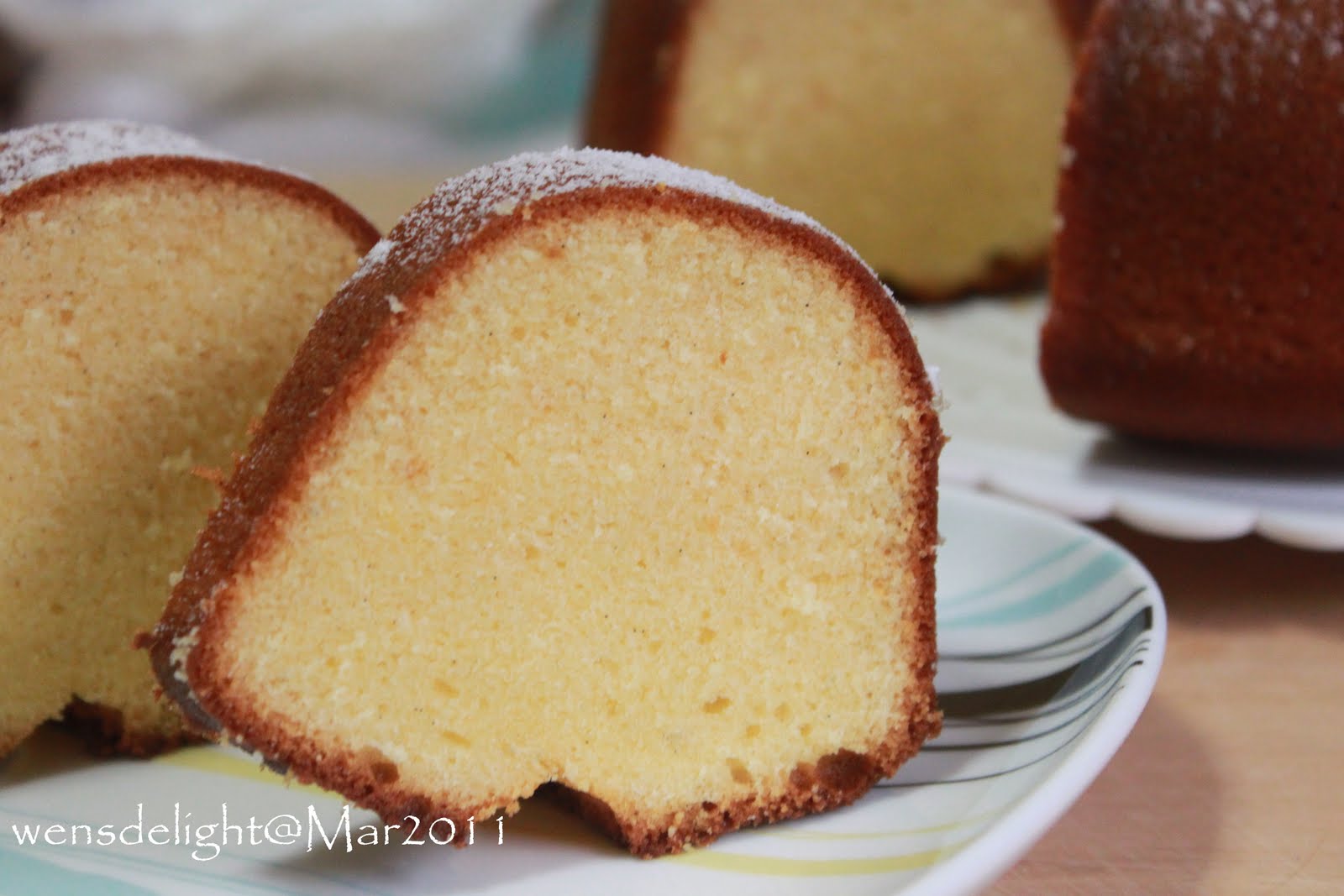 Wen's Delight Condensed Milk Pound Cake
