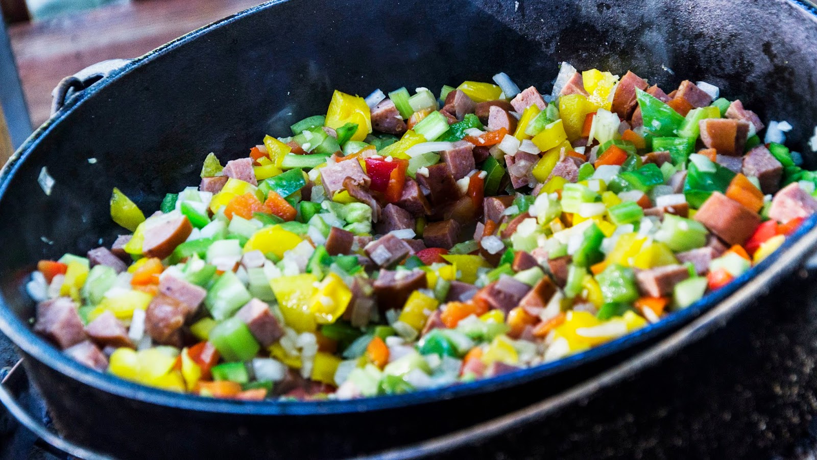 KCooks Dutch Oven Gumbo