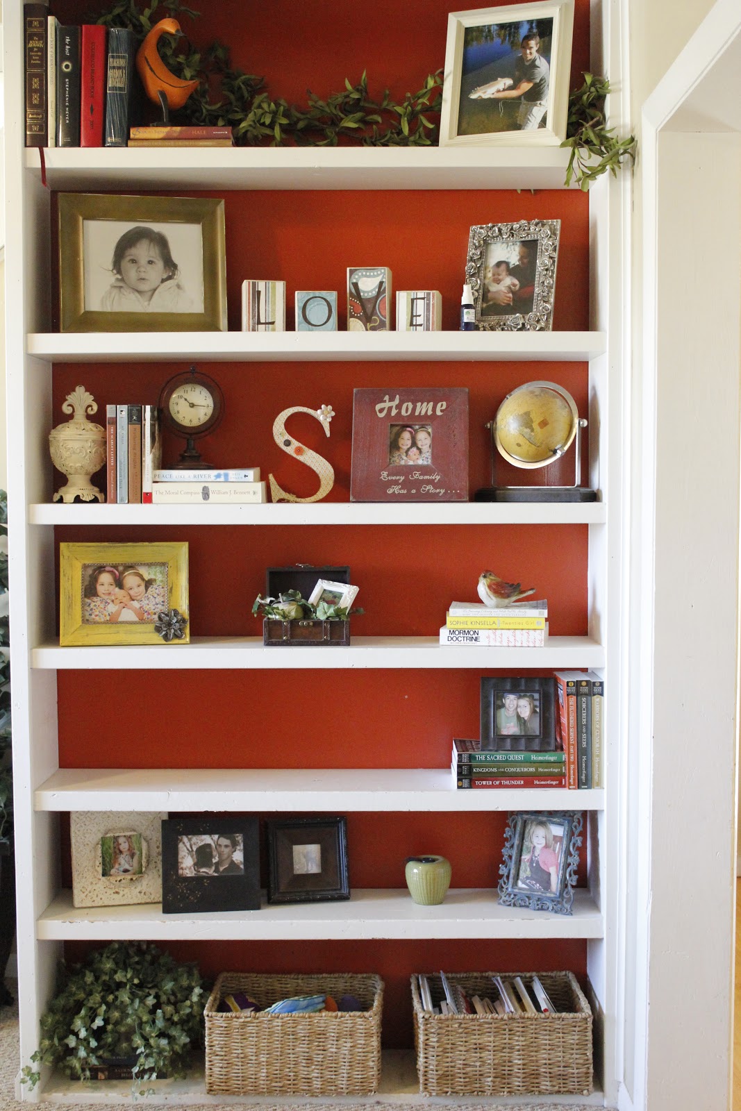 The Best Me Decorating My Bookcase