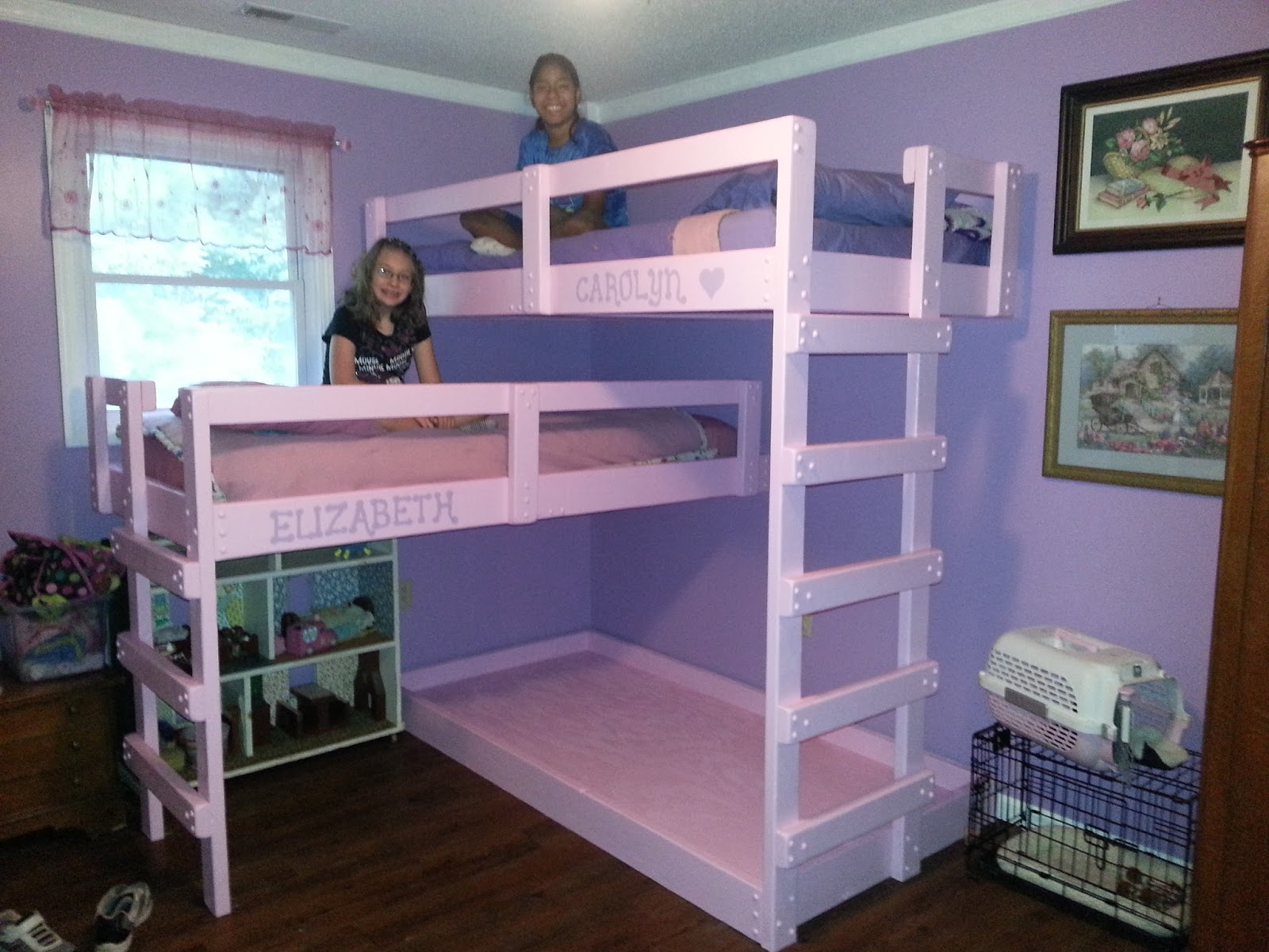 Much Bigger than Me Triple Bunk Beds!
