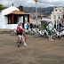 passengers from AIDAstella cyling around the city