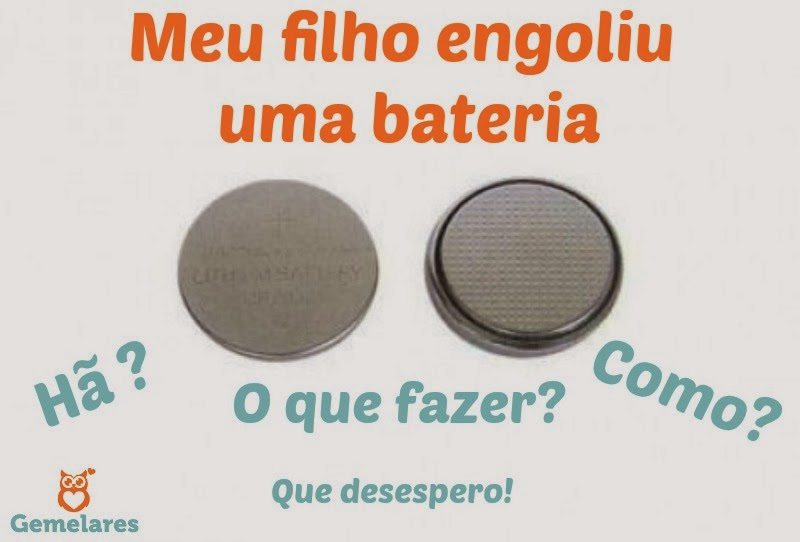 Meu filho engoliu uma bateria Meu filho engoliu uma bateria