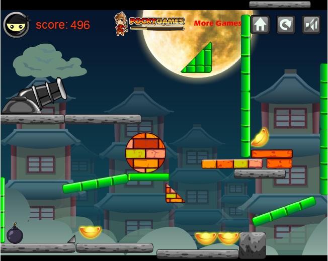Kizi Game Kizi 2 Games Ninja Cannon Shot game