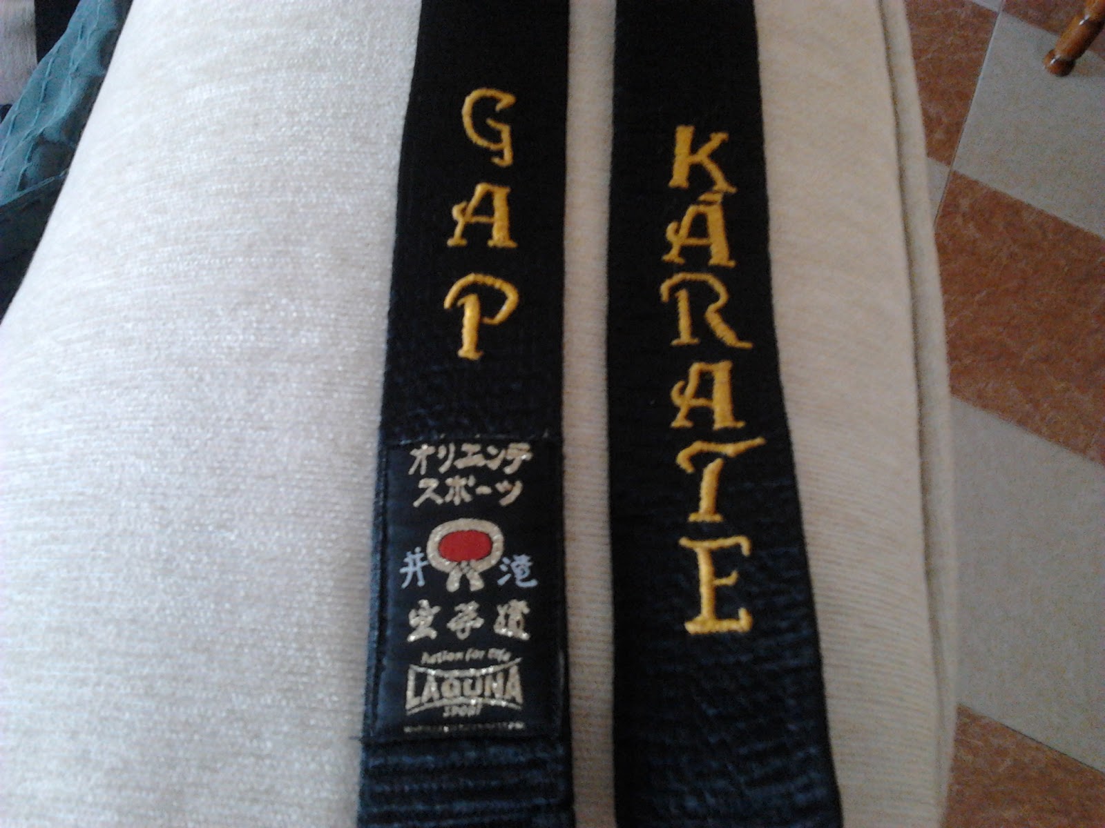 Mi rinconcito de costura Cinturón de kárate