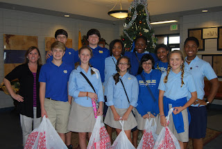 Montgomery Catholic Preparatory Middle School SGA Shops for the Angel Tree 1