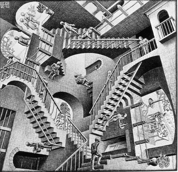 Escalas, de M.C. Escher