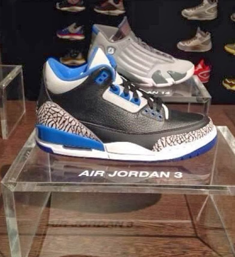 MY SPIZZOT Air Jordan 3 Sport Blue/Black Cement Sneaker (Release Date