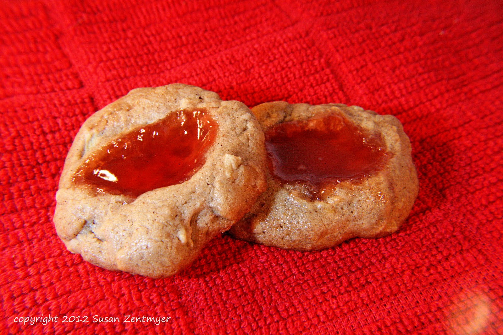 Love from the Kitchen Candy Apple Thumbprint Cookies