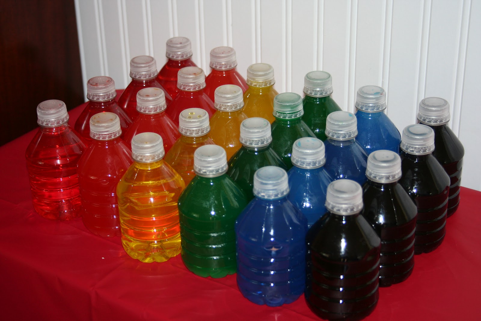 Rainbow drinks (koolaid in water bottles) Rainbow drinks, Kool aid