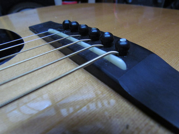 Final Setup on the Epiphone FT145 Acoustic Guitar Crawls Backward