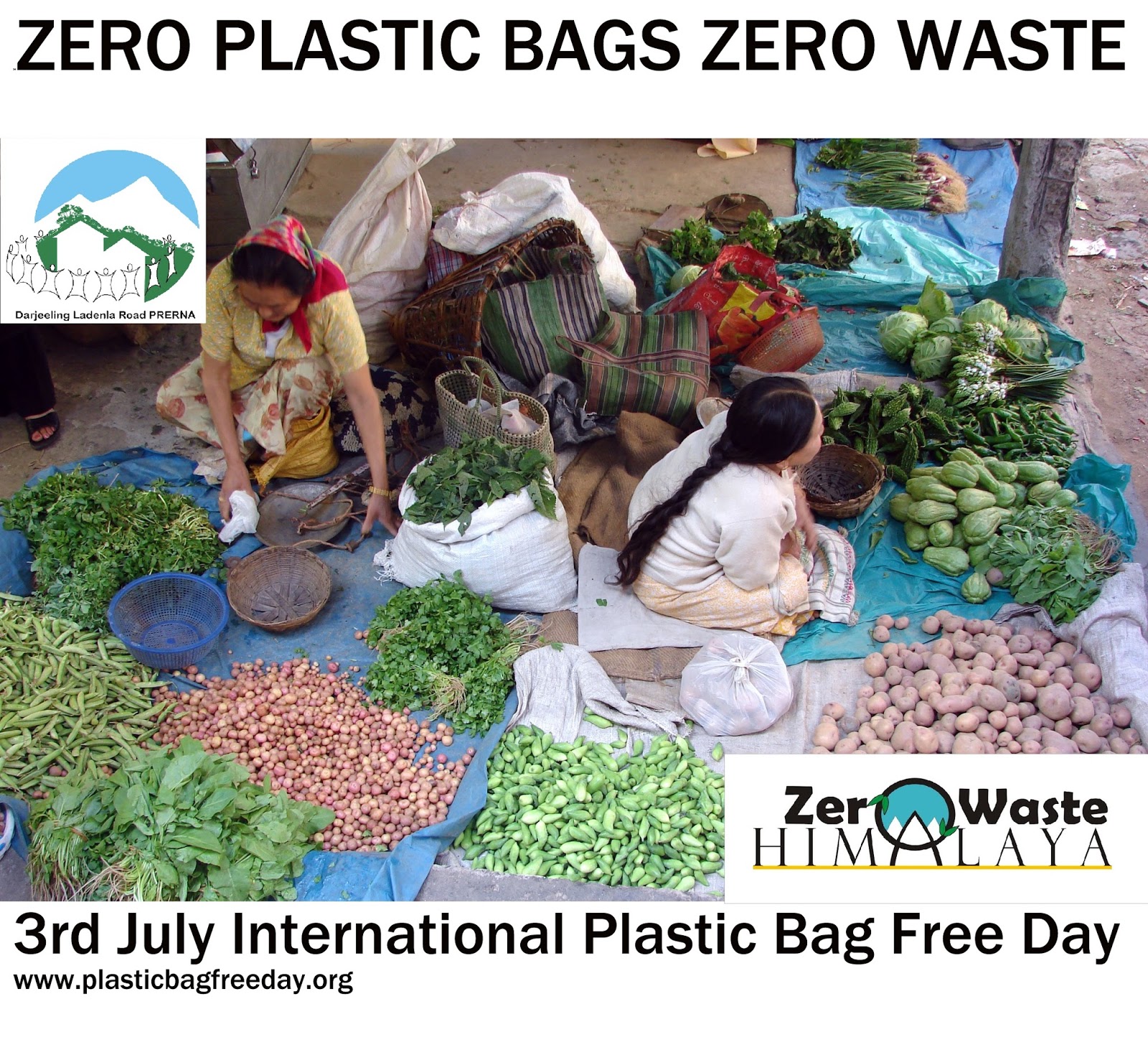 darjeelingprerna: 3rd July International Plastic Bag Free Day