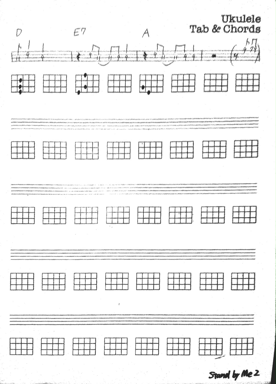 Acosoundorg Ukulele Study ウクレレでstand By Meを弾こう