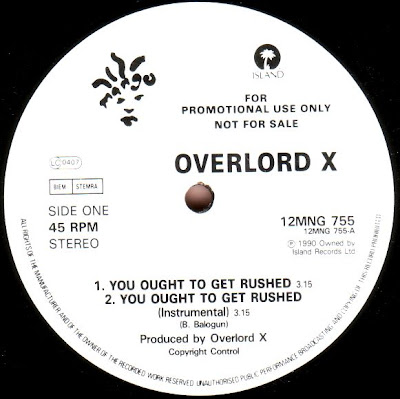 Overlord X ‎– You Oughta Get Rushed (VLS) (1990) (320 kbps)