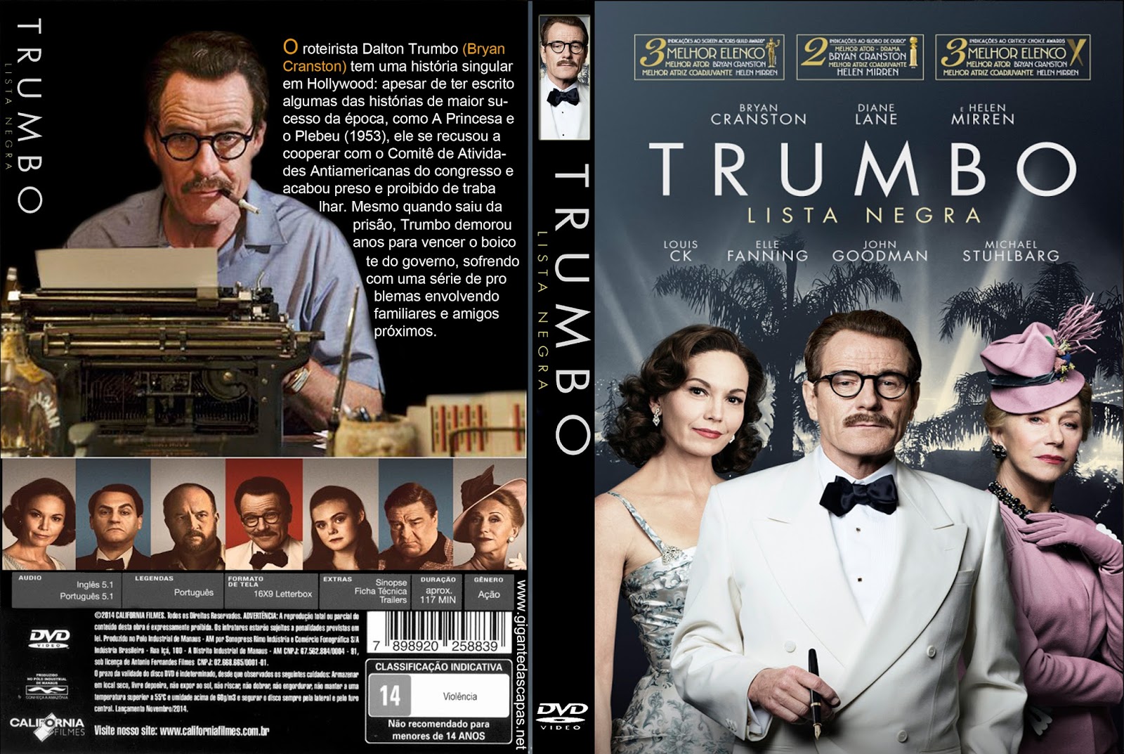 Trumbo - Lista Negra Torrent - BluRay Rip 720p e 1080p Dual Áudio 5.1 (2015)