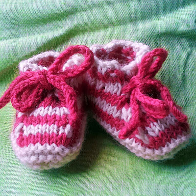 Cool baby boy booties, stripy booties, funky baby boots