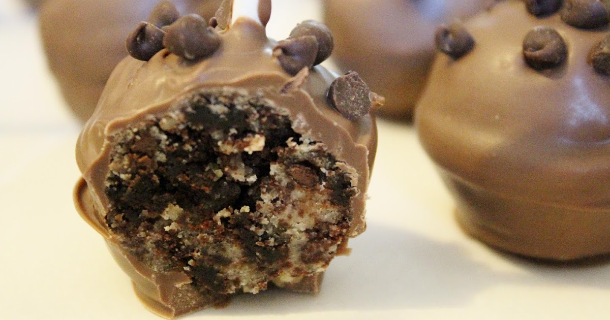 Blog as you Bake Chocolate Chip Cookie Dough Cake Pops