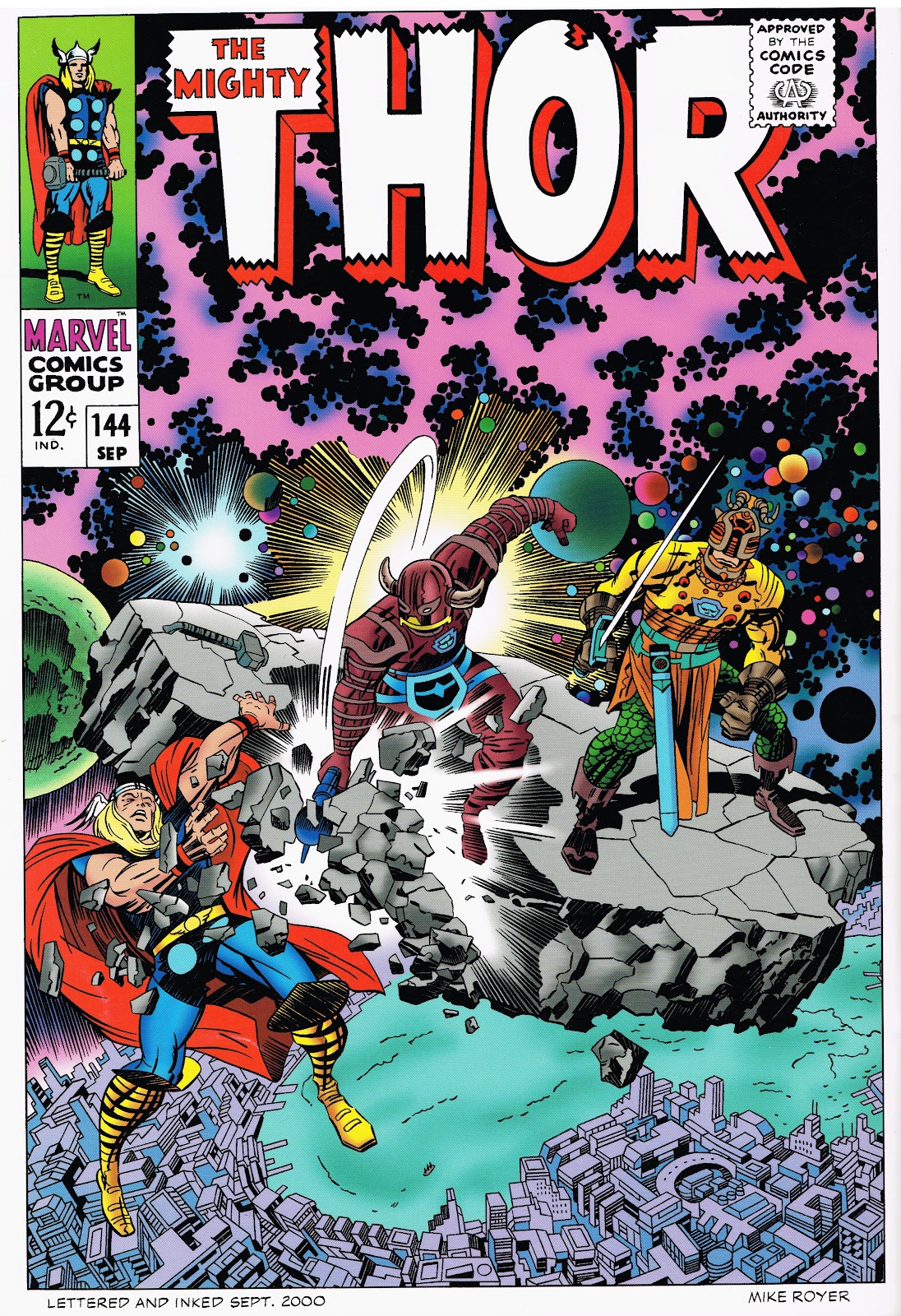 Cap'n's Comics Best Thor Cover That Never Was by Jack Kirby and Mike Royer