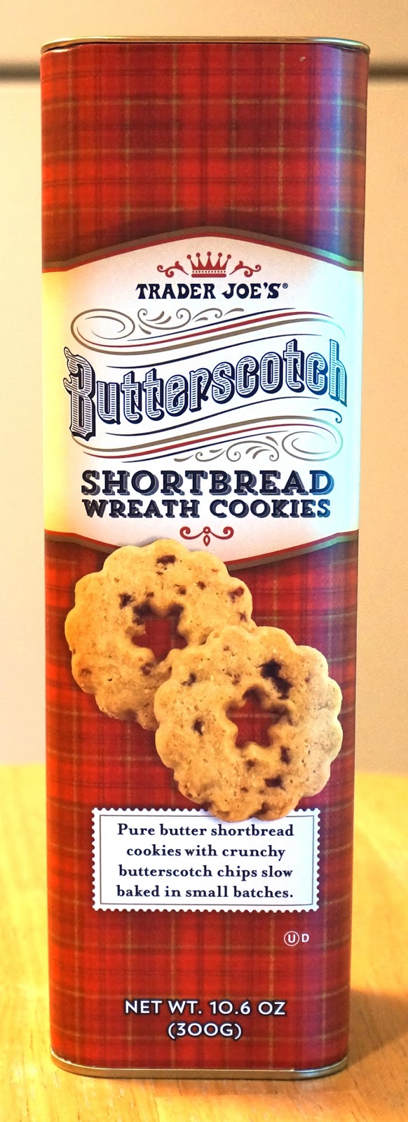 Exploring Trader Joe's Trader Joe's Butterscotch Shortbread Wreath Cookies