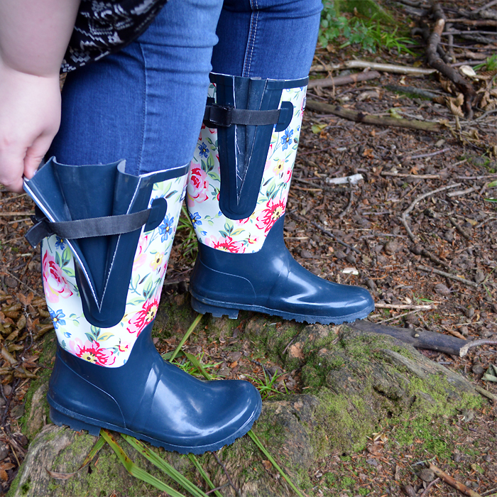 wide calf fit wellies