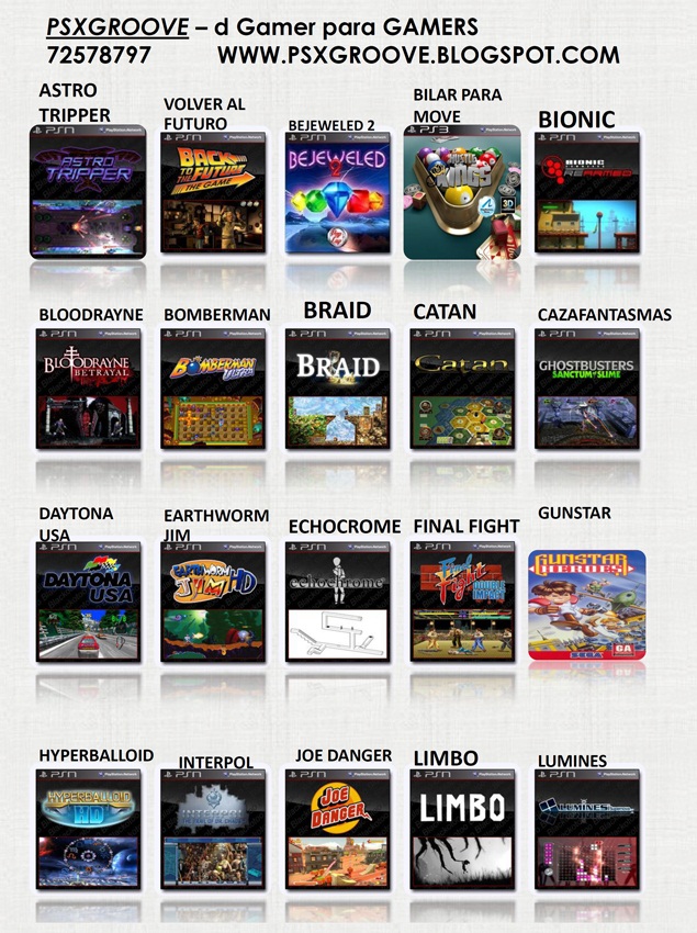 lista actualizada de juegos para PS3 14/12/11