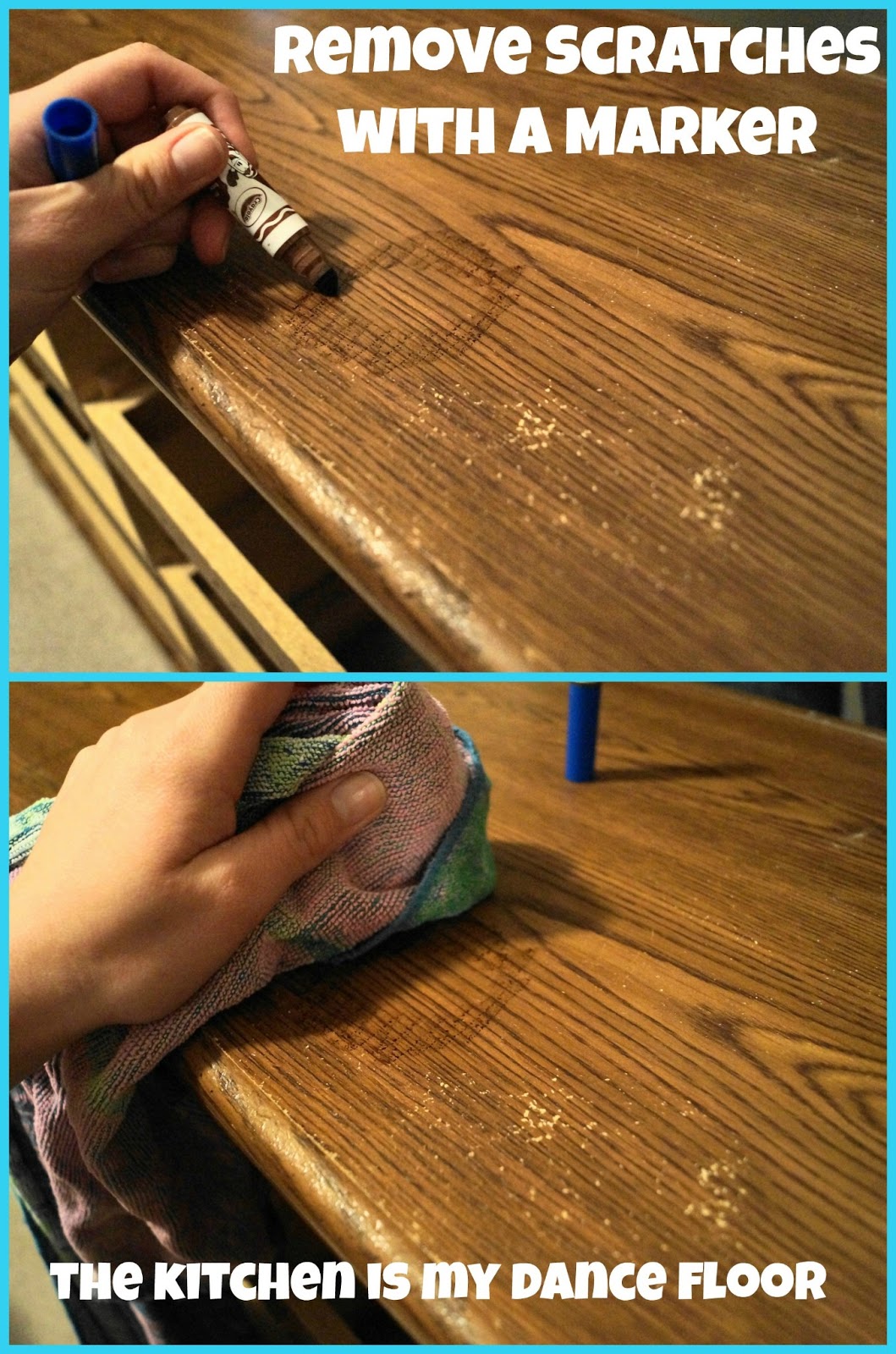 The Kitchen Is My Dance Floor How to Remove Scratches from Furniture