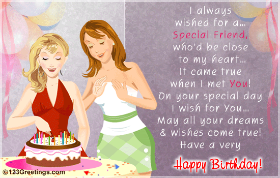 Special Birthday Greetings
