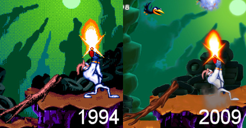 Jogos Antigos - EarthWorm Jim