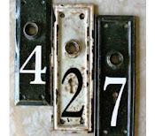 Vintage door plates