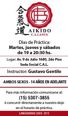 Aikido del Club Atletico Lanus