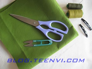 Dụng cụ vật liệu làm kẹp tóc xinh hình chiếc lá - blog.teenvi.com Dụng cụ vật liệu làm kẹp tóc xinh hình chiếc lá - blog.teenvi.com