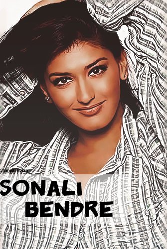 soanli bendre black & white photo